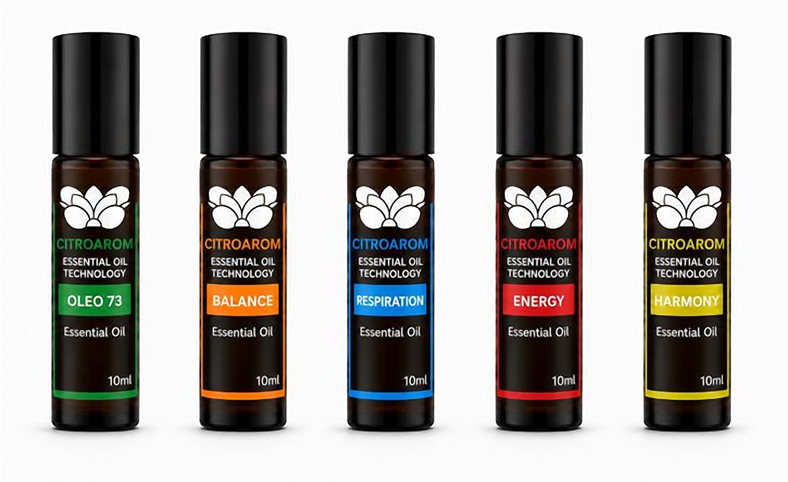 Roll-On Synergies: Oleo 73, Balance, Respiration, Energy, Harmony